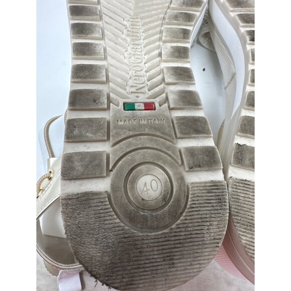 NeroGiardini Bungee Platform Wedge Sandal Size 40 US 10 - Picture 13 of 14